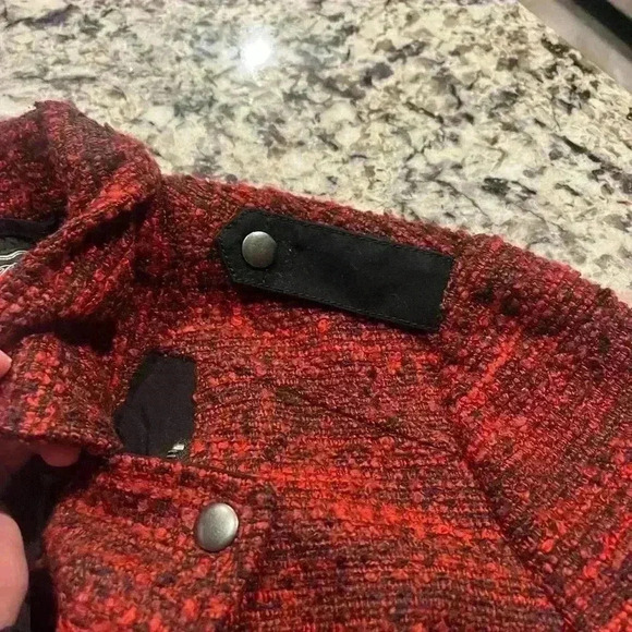 Size medium lucky brand moto zippered jacket - Picture 7 of 10